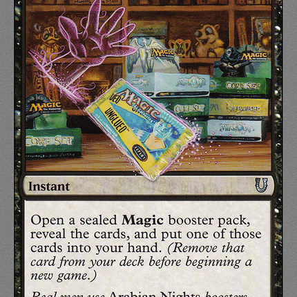 Booster Tutor (UNH-051) - Unhinged Foil