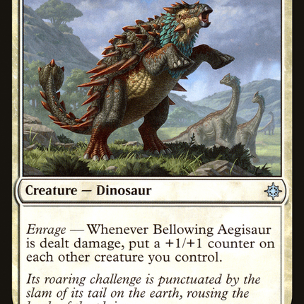 Bellowing Aegisaur (XLN-004) - Ixalan Foil