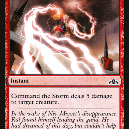 Command the Storm (GRN-094) - Guilds of Ravnica Foil