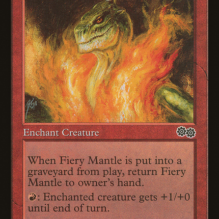 Fiery Mantle (USG-186) - Urza's Saga