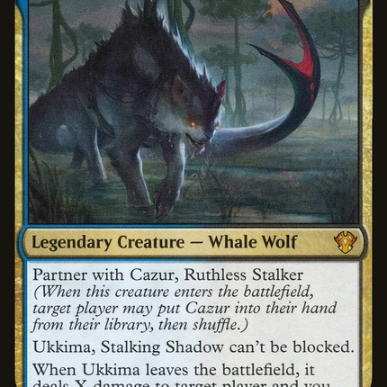 Ukkima, Stalking Shadow (C20-017) - Commander 2020 Foil