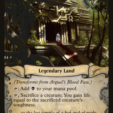 Arguel's Blood Fast // Temple of Aclazotz (XLN-090) - Ixalan: (compasslanddfc)