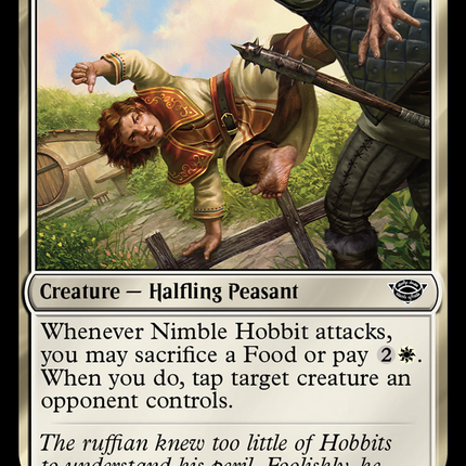 Nimble Hobbit (LTR-023) - The Lord of the Rings: Tales of Middle-earth Foil