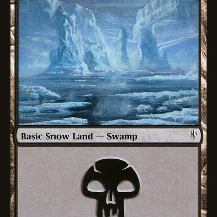 Snow-Covered Swamp (CSP-153) - Coldsnap Foil