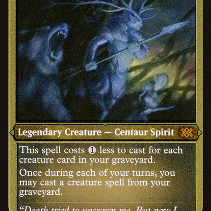 Karador, Ghost Chieftain (Foil Etched) (2X2-514) - Double Masters 2022 Foil