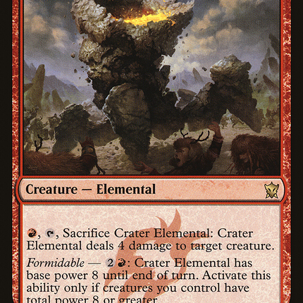 Crater Elemental (DTK-132) - Dragons of Tarkir Foil