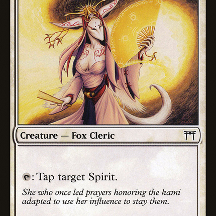 Kitsune Diviner (CHK-026) - Champions of Kamigawa Foil