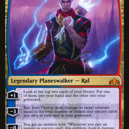 Ral, Izzet Viceroy (GRN-195) - Guilds of Ravnica Foil