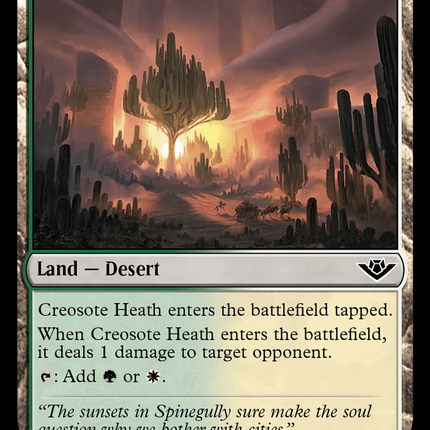Creosote Heath (OTJ-255) - Outlaws of Thunder Junction Foil