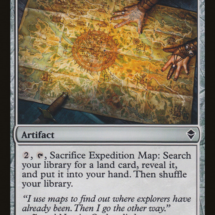 Expedition Map (ZEN-201) - Zendikar Foil