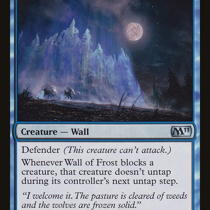 Wall of Frost (M11-079) - Magic 2011