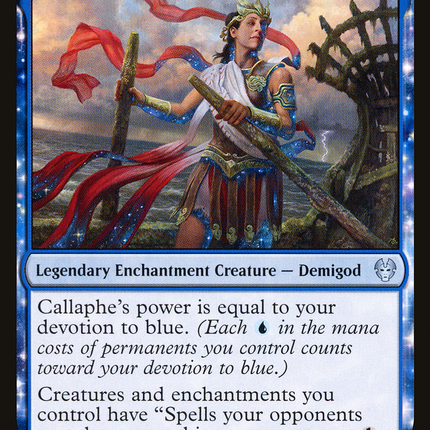 Callaphe, Beloved of the Sea (THB-045) - Theros Beyond Death: (enchantment) Foil