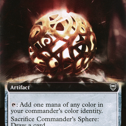 Commander's Sphere (CMR-693) - Commander Legends: (Extended Art) Foil