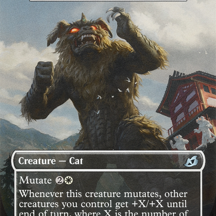 Huntmaster Liger (IKO-370) - Ikoria: Lair of Behemoths / King Caesar, Ancient Guardian (Borderless) Foil
