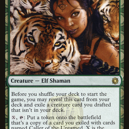 Caller of the Untamed (CN2-062) - Conspiracy: Take the Crown: (draft) Foil