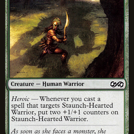 Staunch-Hearted Warrior (UMA-185) - Ultimate Masters Foil