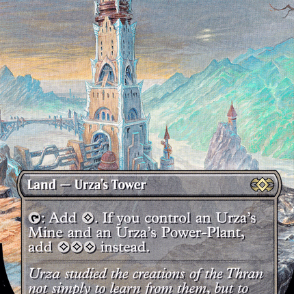 Urza's Tower (2XM-372) - Double Masters (Borderless) Foil