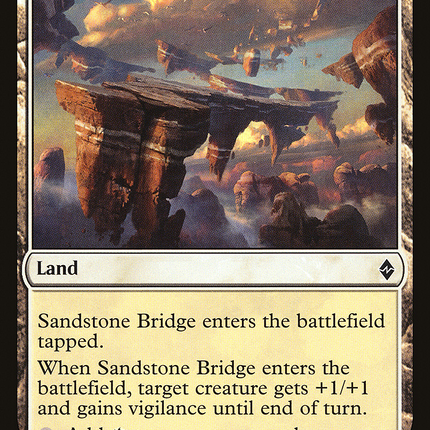 Sandstone Bridge (BFZ-243) - Battle for Zendikar Foil