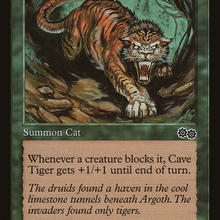 Cave Tiger (USG-241) - Urza's Saga