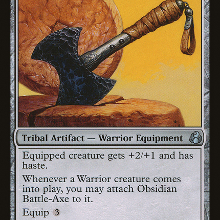 Obsidian Battle-Axe (MOR-144) - Morningtide Foil
