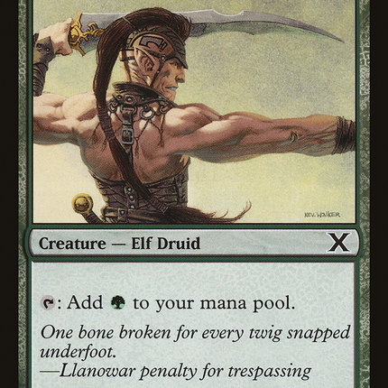 Llanowar Elves (10E-274) - Tenth Edition Foil