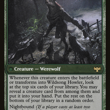 Howlpack Piper // Wildsong Howler (VOW-205) - Innistrad: Crimson Vow: (Double Faced Transform)