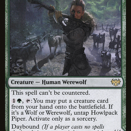 Howlpack Piper // Wildsong Howler (VOW-205) - Innistrad: Crimson Vow: (Double Faced Transform)