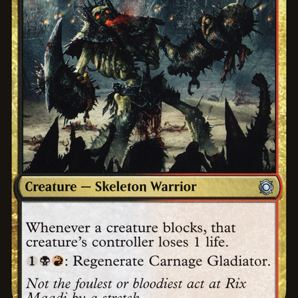 Carnage Gladiator (CN2-199) - Conspiracy: Take the Crown Foil