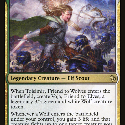 Tolsimir, Friend to Wolves (PPELD-224) - War of the Spark Promos Foil