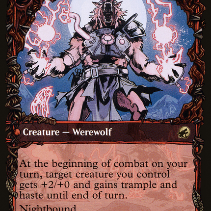 Reckless Stormseeker // Storm-Charged Slasher (MID-294) - Innistrad: Midnight Hunt: (Showcase, Double Faced Transform)