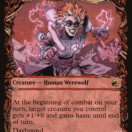 Reckless Stormseeker // Storm-Charged Slasher (MID-294) - Innistrad: Midnight Hunt: (Showcase, Double Faced Transform) Foil