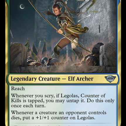 Legolas, Counter of Kills (LTR-212) - The Lord of the Rings: Tales of Middle-earth Foil