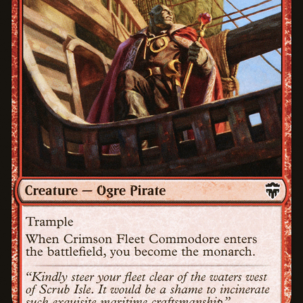 Crimson Fleet Commodore (CMR-171) - Commander Legends Foil