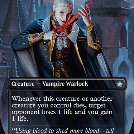 Vengeful Bloodwitch (FDN-325) - Foundations (Borderless) Foil