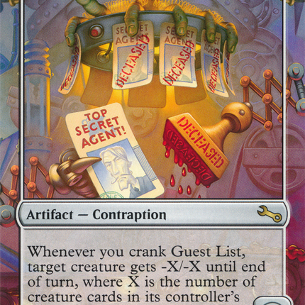 Guest List (UST-186) - Unstable (Borderless)