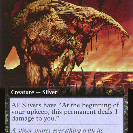 Plague Sliver (SLD-633) - Secret Lair Drop: (Extended Art) Foil