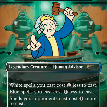 Grand Arbiter Augustin IV (SLD-1483) - Secret Lair Drop / Vault Boy, Cap Collector (Borderless)