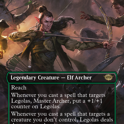 Legolas, Master Archer (LTR-435) - The Lord of the Rings: Tales of Middle-earth (Borderless) Foil