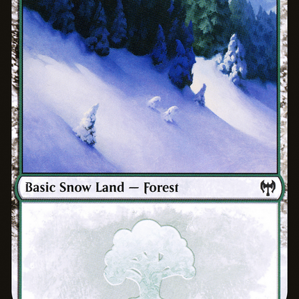 Snow-Covered Forest (KHM-284) - Kaldheim: (snow) Foil