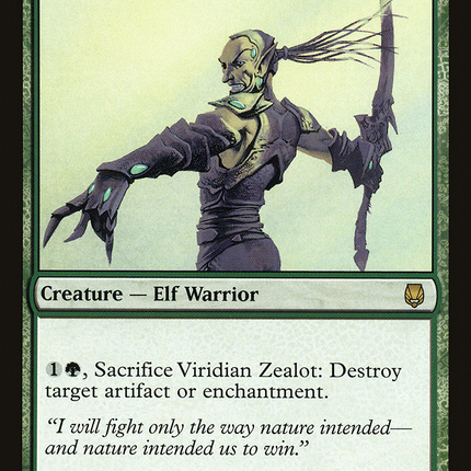 Viridian Zealot (DST-090) - Darksteel