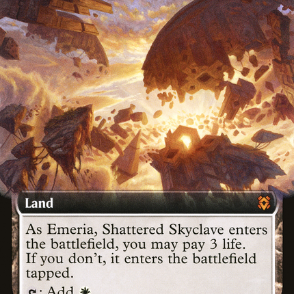Emeria's Call // Emeria, Shattered Skyclave (ZNR-317) - Zendikar Rising: (Extended Art) Foil