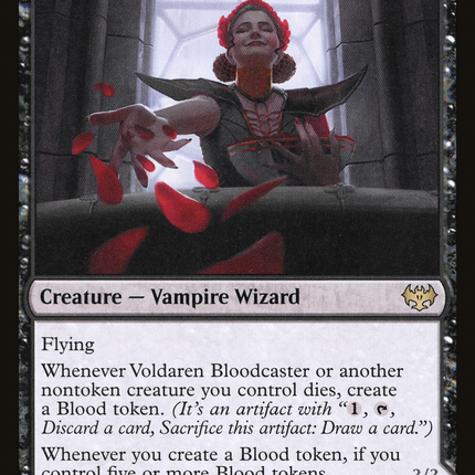Voldaren Bloodcaster // Bloodbat Summoner (VOW-137) - Innistrad: Crimson Vow: (Double Faced Transform)