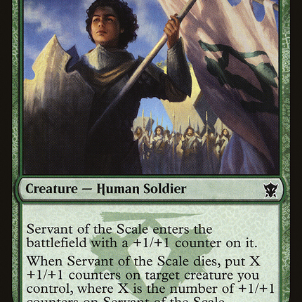Servant of the Scale (DTK-203) - Dragons of Tarkir Foil