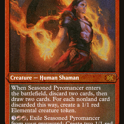 Seasoned Pyromancer (Foil Etched) (2X2-454) - Double Masters 2022 Foil
