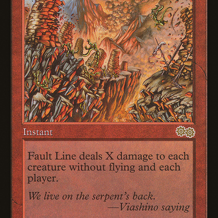 Fault Line (USG-185) - Urza's Saga