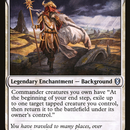 Far Traveler (CLB-017) - Commander Legends: Battle for Baldur's Gate Foil