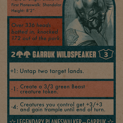 Garruk Wildspeaker // Garruk Wildspeaker (SLD-1457) - Secret Lair Drop: (Full Art) (Borderless)
