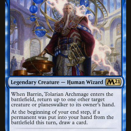 Barrin, Tolarian Archmage (M21-045) - Core Set 2021