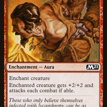 Furor of the Bitten (M21-145) - Core Set 2021 Foil
