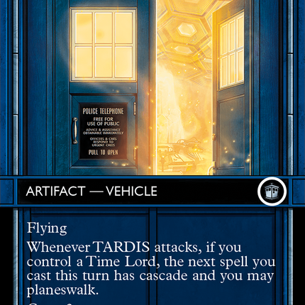 TARDIS (WHO-551) - Doctor Who: (Showcase) (Borderless)
